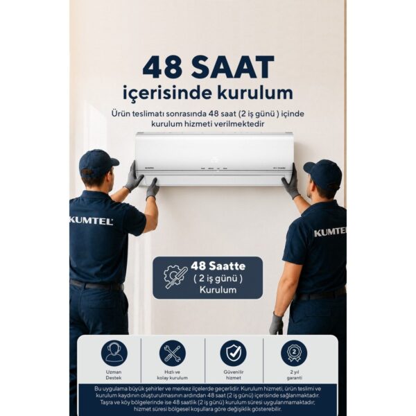 Kumtel Matsu KMSAC-12 A++ Inverter Duvar Tipi Split Klima (Montaj Dahil)