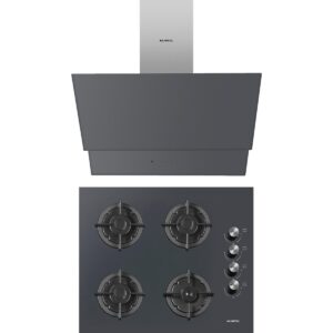 Kumtel Plus 2'li Antrasit(Gri) Ankastre Set (Ocak-Davlumbaz) HBCV0000B24V22