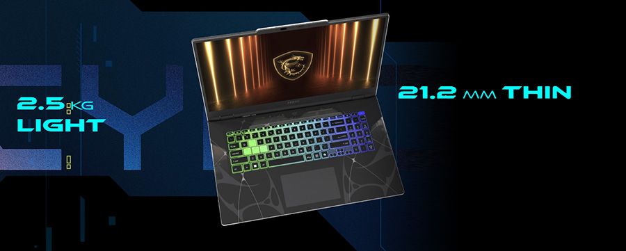 MSI CYBORG 17 B13WFKG-091XTR Intel Core i7 13620H 16GB 1TB SSD RTX5060 Freedos 17.3" FHD 144Hz Taşınabilir Bilgisayar