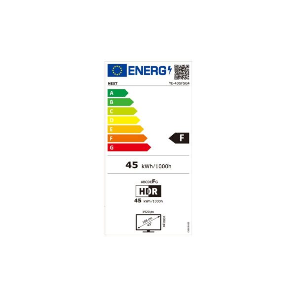 Next YE-43GFSG4 43″ 109 Ekran Uydu Alıcılı Full HD Android LED TV