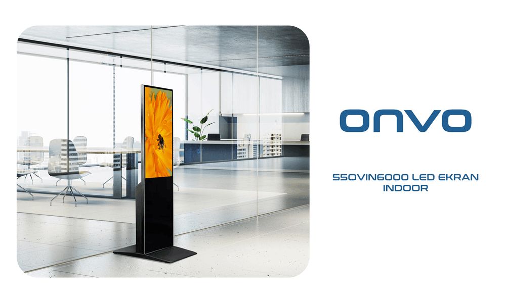 Onvo 55OVIN6000E 55" İç Mekan 400 Nits LED Ekran