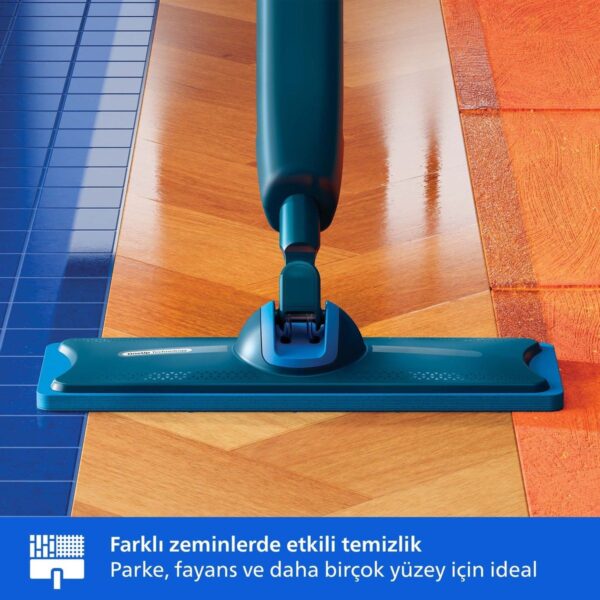 Philips 5000 Serisi OneUp Elektrikli Mop, 360° başlık ile zahmetsiz kullanım, (XV5113/01)