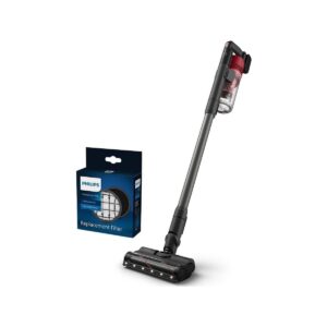 Philips 6000 Serisi Kablosuz Dikey Süpürge, Powercyclone 11 (XC6552/01) ve Philips Orijinal Yedek Filtre - Kablosuz Süpürge 6000, 7000 ve 8000 Serisi ile Uyumlu (XV1681/01) HBCV0000EU0MP4