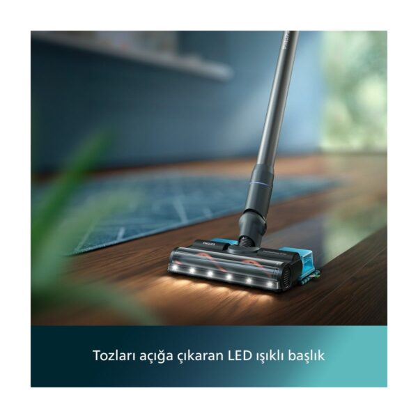Philips 7000 Serisi Aqua 25.2 V Kablosuz Dik Süpürge, PowerCyclone 12, TriActive Başlık, 80 dk’ya kadar Çalışma, 3 Aşamalı Filtreleme, XC7053/01
