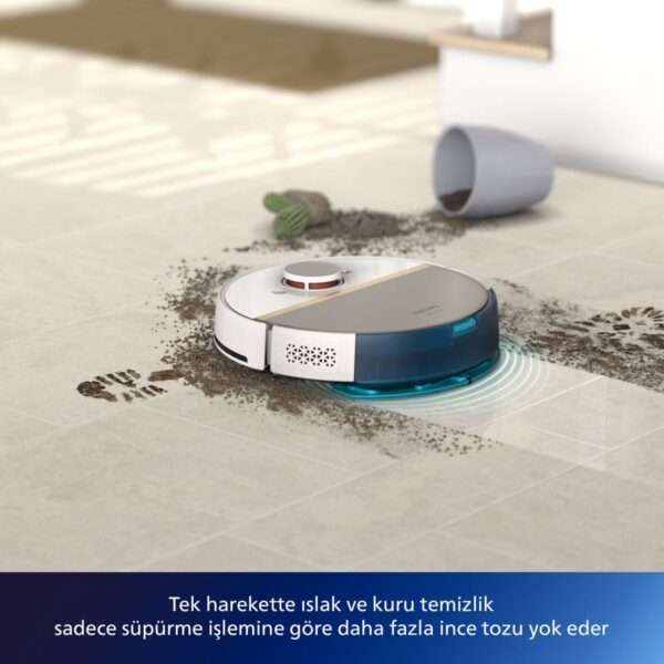 Philips 7000 Serisi HomeRun Aqua Islak Kuru Robot Süpürge, Sarj İstasyonlu, XU7000/02