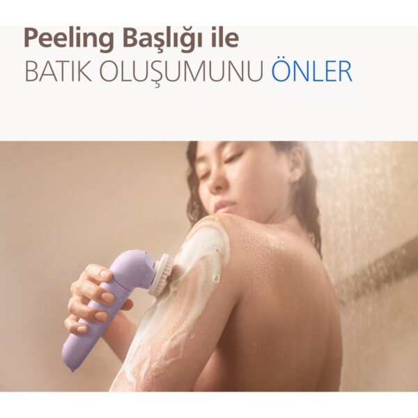 Philips 9000 Serisi Kablosuz Epilatör Mor Renkli Yıkanabilir Başlık ile Islak ve Kuru Kullanım