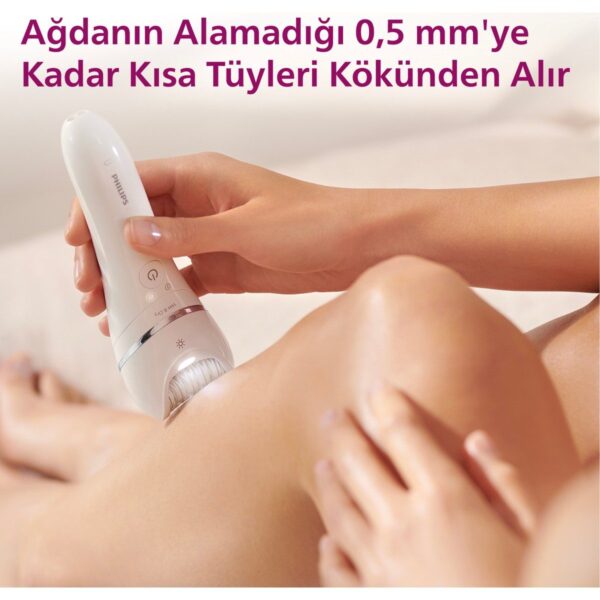 Philips BRE700/05 Kablosuz Epilatör Islak-Kuru Kullanım Özelliği ile Bacak Yüz Koltuk Altı Bikini Bölgesi İçin
