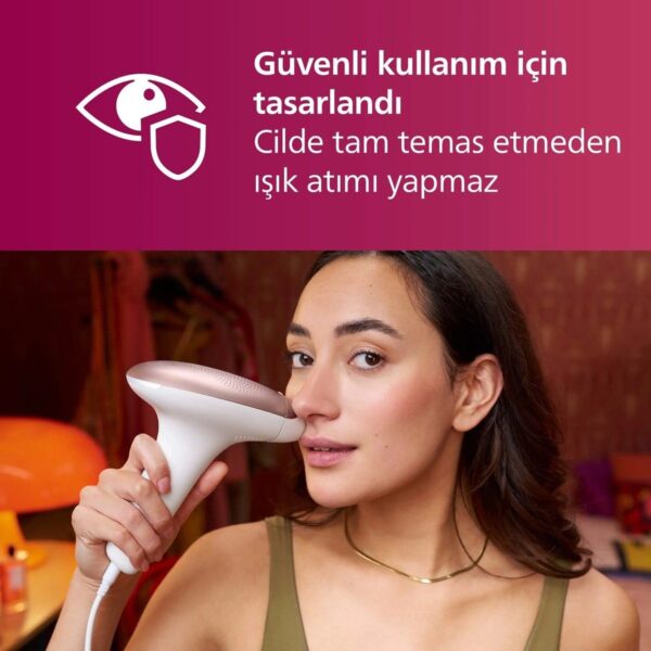 Philips Lumea 7000 Serisi BRI921/00 IPL Tüy Alma, Tüy Kısaltıcı,Vücut ve Yüz için 2 Başlık, Çanta