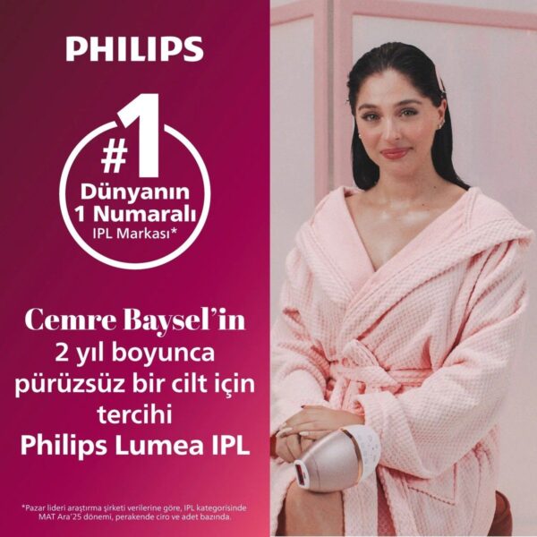 Philips Lumea 9900 Serisi BRI951/03 IPL Tüy Alma Cihazı Pembe SkinAI Özellikli Kablosuz Kullanım