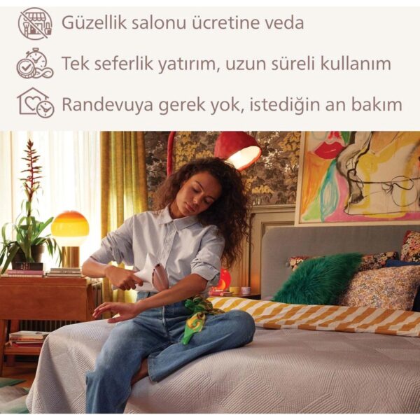 Philips Lumea 9900 Serisi BRI951/03 IPL Tüy Alma Cihazı Pembe SkinAI Özellikli Kablosuz Kullanım
