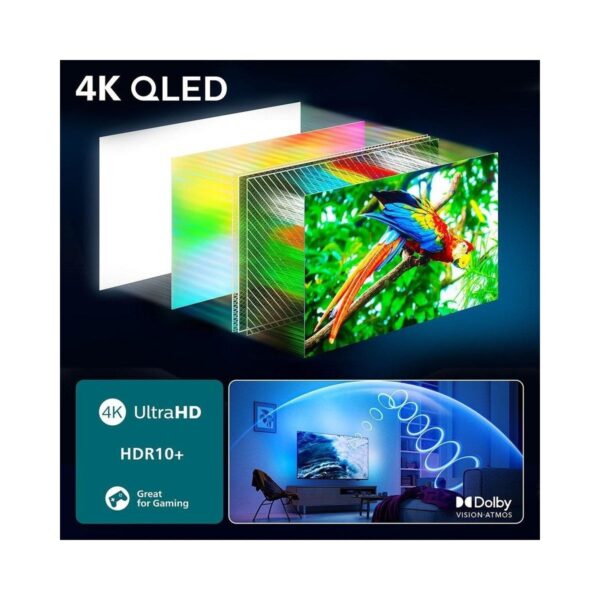 Philips The One 55PUS9000 55″ 140 Ekran Uydu Alıcılı 4K Ultra HD Smart Ambilight QLED TV