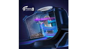 Philips XC7043/01 SpeedPro Max Şarjlı Dikey Süpürge - 25.2V, 65 dk Çalışma Süresi, 360° Emiş Başlığı ve TurboPet Başlığı ile