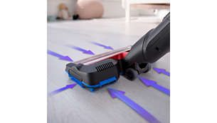 Philips XC7043/01 SpeedPro Max Şarjlı Dikey Süpürge - 25.2V, 65 dk Çalışma Süresi, 360° Emiş Başlığı ve TurboPet Başlığı ile