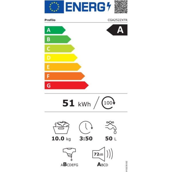Profilo CGA252ZXTR A Enerji Sınıfı 10 kg 1200 Devir Çamaşır Makinesi