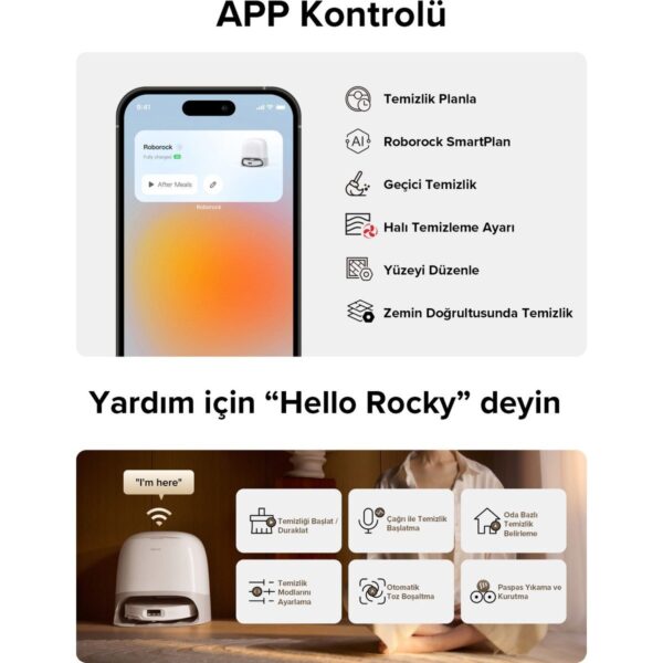 Qrevo Curvx Akılı Robot Süpürge Beyaz