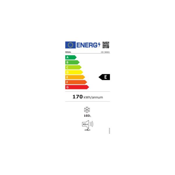 Regal 103 lt Dikey Derin Dondurucu E Enerji Sınıfı 2 Çekmeceli Beyaz Tasarım
