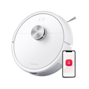 Roborock Q8 Akıllı Robot Süpürge 10000 Pa Emiş Gücü ile Beyaz Sert Zemin Temizliği için Teknoloji HBCV00008ZCFBC