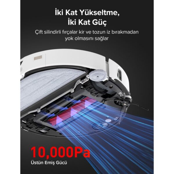 Roborock S8 Maxv Ultra Akıllı Robot Süpürge Beyaz