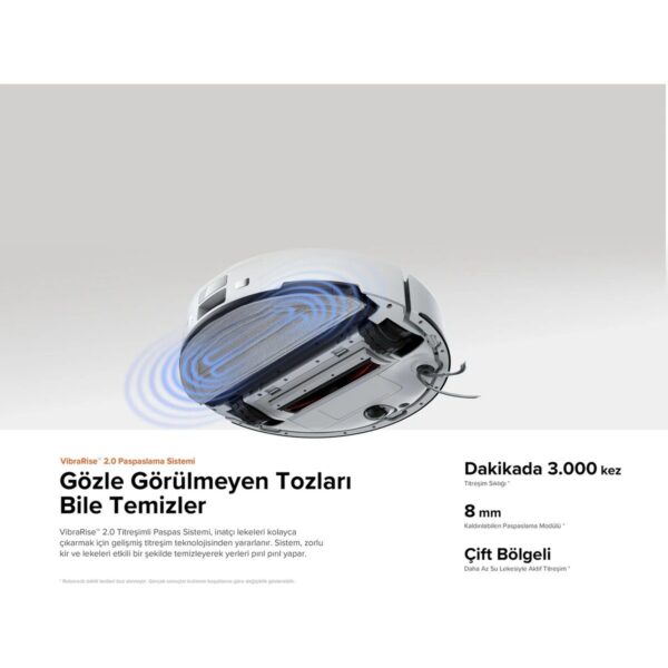 Roborock S9 Akıllı Robot Süpürge 13.000 pa – Beyaz