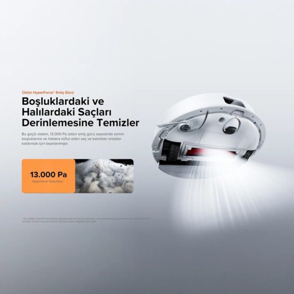 Roborock S9 Plus Akıllı Robot Süpürge 13.000 pa – Beyaz