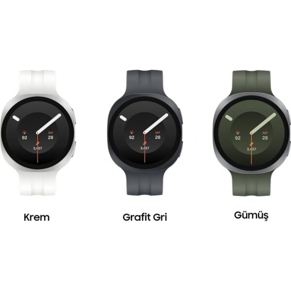 Samsung Galaxy Watch9 Gümüş, 44MM, Bluetooth, Incelik, Konfor, Ikonik Tasarım, Kişiselleştirilmiş Uyku Deneyimi, Sağlık Koçu, 445 Mah Pil, Konuşmak Için Bileğini Kaldır (Samsung Türkiye Versiyonu)
