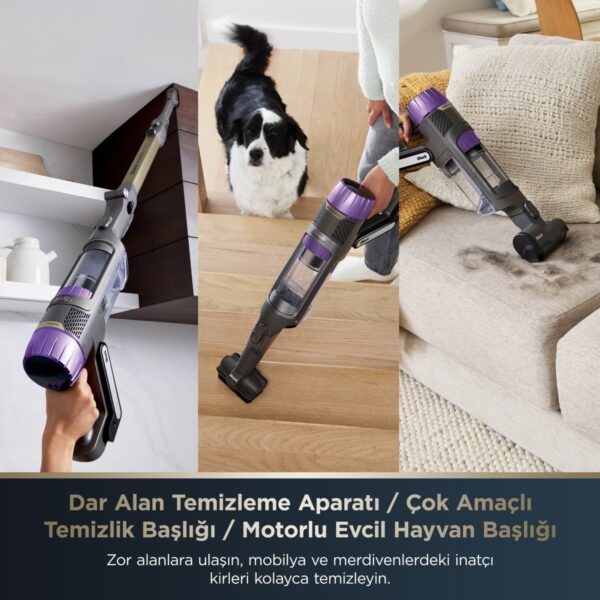 Shark Powerdetect Clean&empty Pet Başlıklı Şarjlı Dikey Süpürge