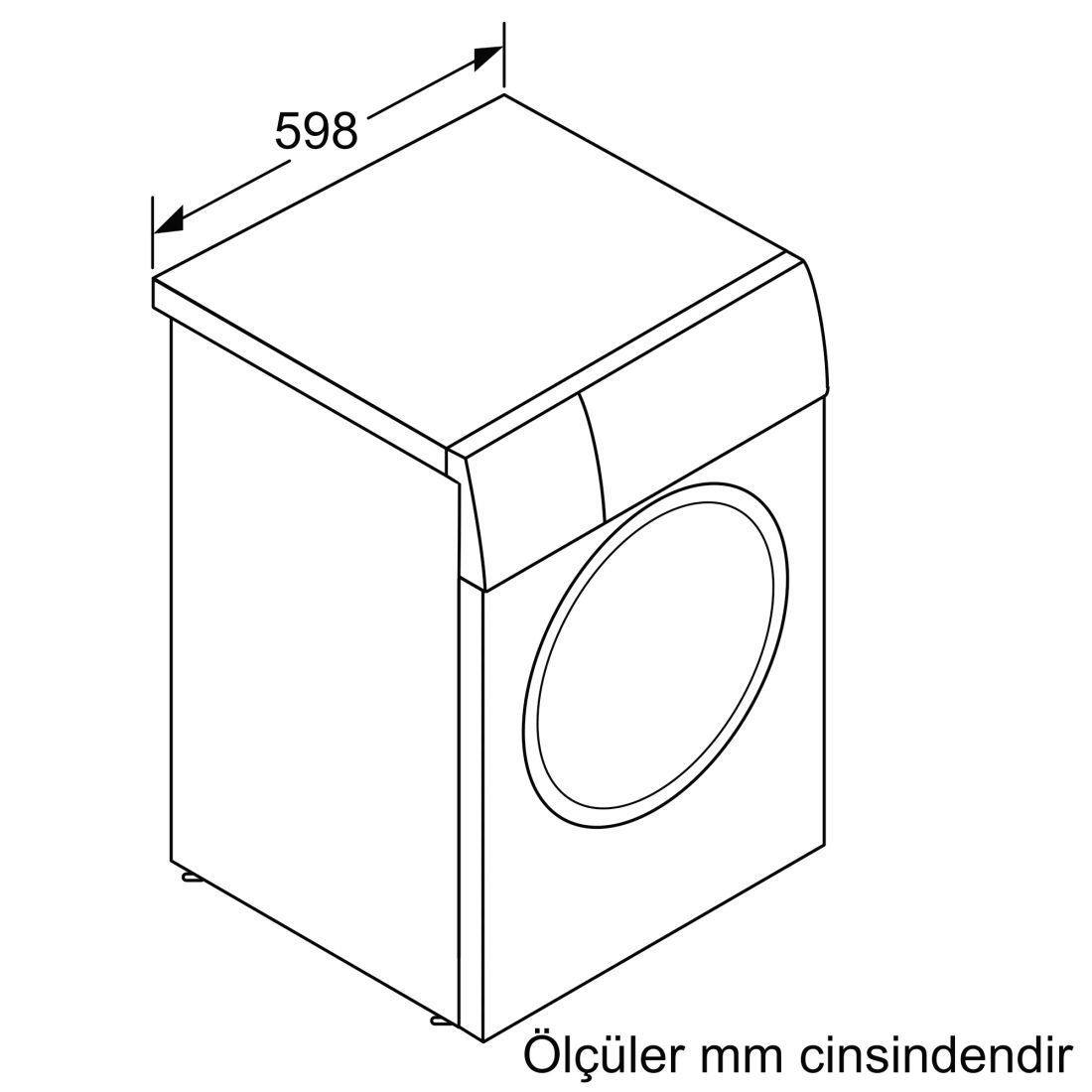 Siemens WG54B2A1TR iQ700 Çamaşır Makinesi 10 kg maks. 1400 dev./dak.