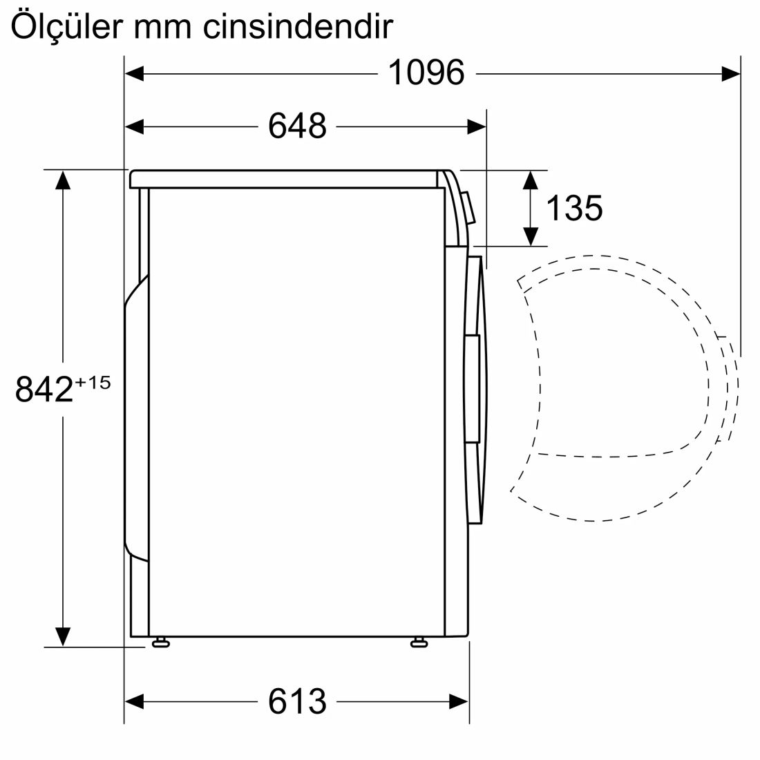 Siemens WQ52G201TR 10 kg Çamaşır Kurutma Makinesi