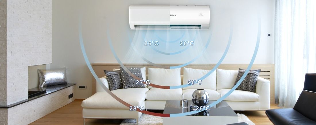 Sigma SGM12INVDHD Comfort Serisi A++ 12.000 BTU /H Inverter Duvar Tipi Klima