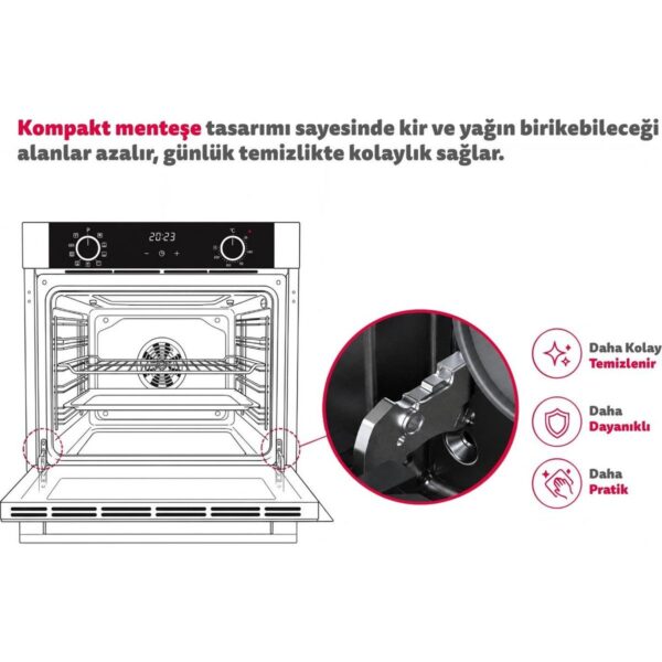 Simfer 0+3 Fonksiyon Mekanik, Beyaz 3’lü Ankastre Set (8271 Fırın + 3048 Ocak + 8728 Davlumbaz)