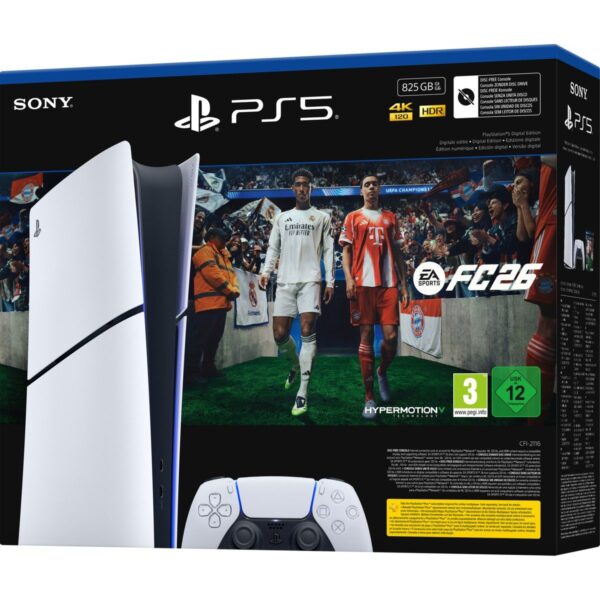 Sony Playstation 5 825 GB Slim Dijital Versiyon / Ea Sports FC26