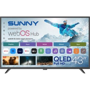 Sunny SN43QAL540 43'' 109 Ekran Uydu Alıcılı Full HD webOS QLED TV HBCV0000B0GNXJ