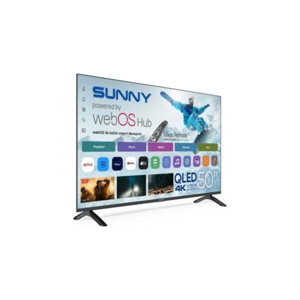 Sunny SN50QUPRL-W02M 50” 127 Ekran Uydu Alıcılı 4K Ultra HD webOS TV