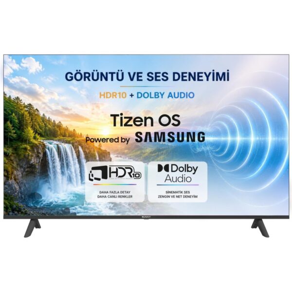 Sunny SN55QUPRL-T08I PERLA 55” 139 Ekran Uydu Alıcılı 4K Ultra HD Smart Tizen QLED TV