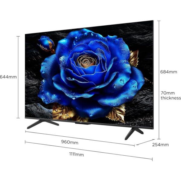 TCL 50T6C 50″ 127 Ekran Uydu Alıcılı 4K Ultra HD Google QLED TV