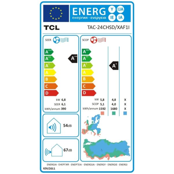 Tcl Elite 24.000 Btu Klima – Yüksek Enerji Verimliliği & Sessiz ve Etkili Soğutma (TAC-24CHSD/XAF1I)