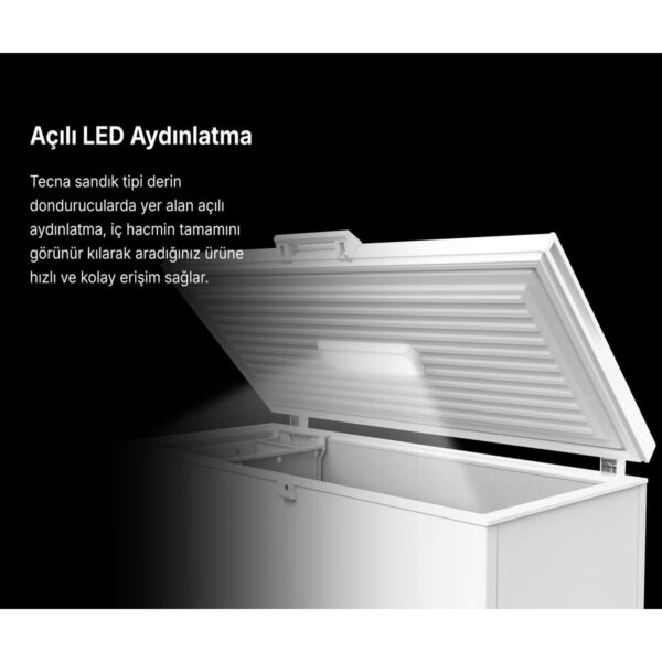 Tecna CF 2202 202 Lt. Sandık Tipi Yatay Derin Dondurucu