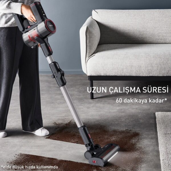 Tefal TY6T88TR X-Force Flex 8.60 Max Animal Care 45 Air Watt Kablosuz Dikey Süpürge