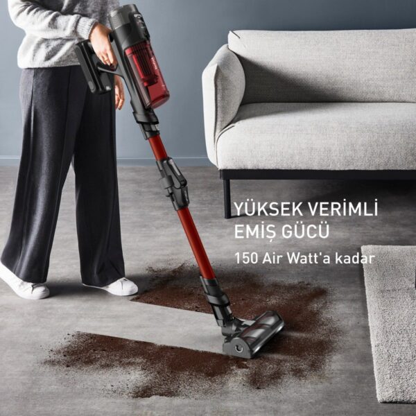 Tefal TY9A73WO X-Force Flex 13.60 Animal Care 150 Air Watt Kablosuz Şarjlı Dikey Süpürge