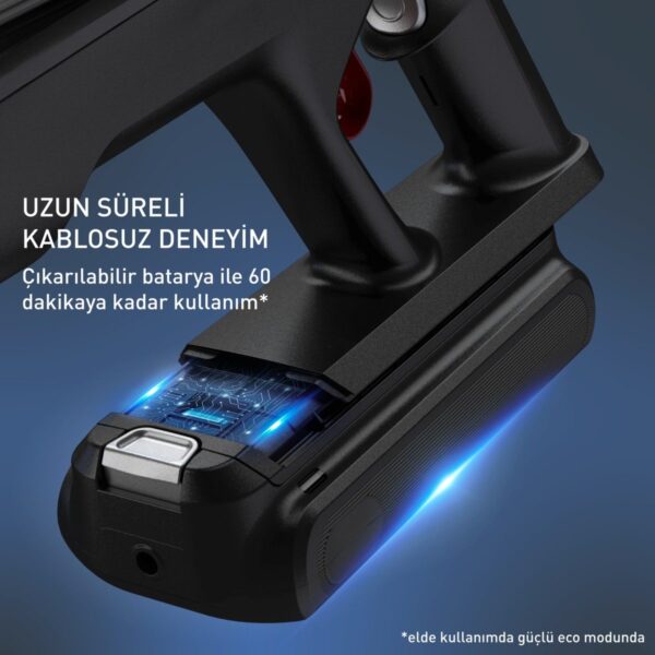 Tefal TY9AC1WO X-Force Flex 13.60 Allergy Aqua Aerospin 150 Air Watt Kablosuz Şarjlı Dikey Süpürge