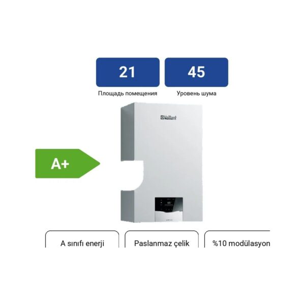 Vaillant Ecotec 32CS/1-5 Plus 25/32 Kw 21.000 Tam Yoğuşmalı Kombi Hermetik Baca ile Yüksek Kapasite