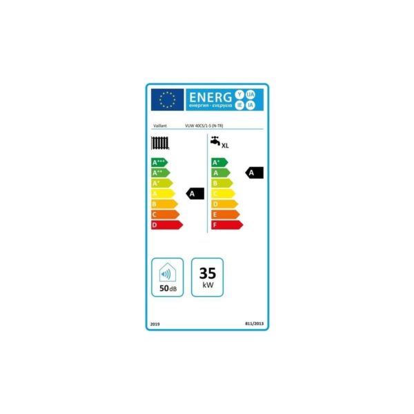 Vaillant Ecotec 40CS/1-5 Plus 35/40 Kw 30.000 Tam Yoğuşmalı Kombi Hermetik Baca Tipi ve 35 kW Kapasite