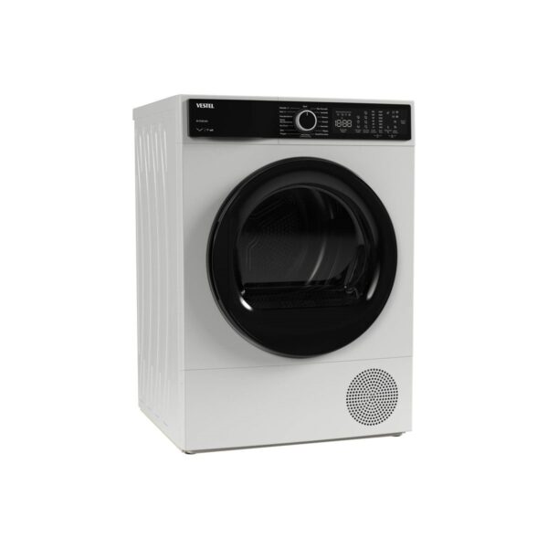 Vestel Km 107402 Wıfı 10 kg Kurutma Makinesi E Enerji Sınıfı Isı Pompalı Çocuk Kilidi Özellikli