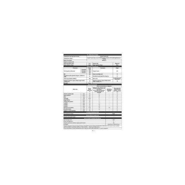 Vestel NF52111 451 Lt E Enerji Sınıfı No-Frost Buzdolabı