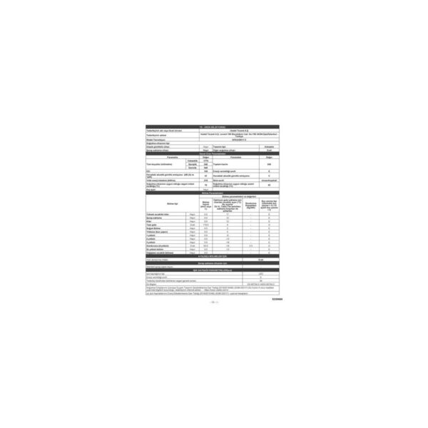 Vestel NFKA30011 E Ankastre Buzdolabı