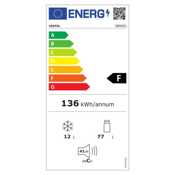 Vestel SB9001 89 Lt Mini Buzdolabı