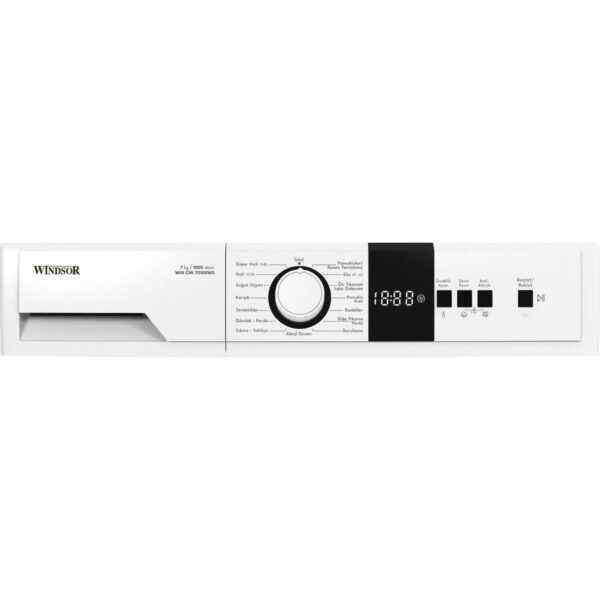 Windsor Cmı 70100W0 7 kg Beyaz Çamaşır Makinesi 1000 Devir A Enerji Sınıfı Ön Yıkama Özelliği